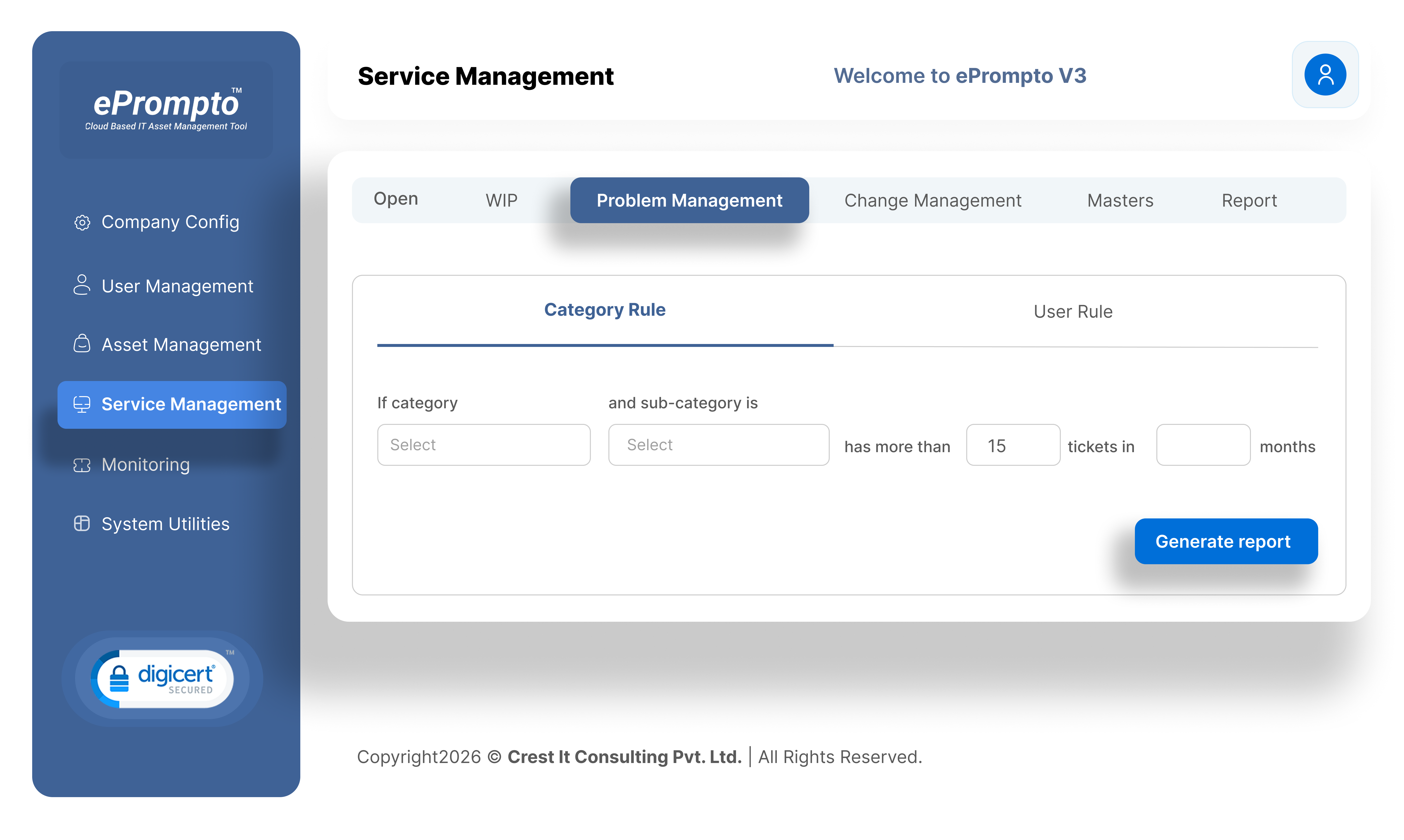 Company Config overview